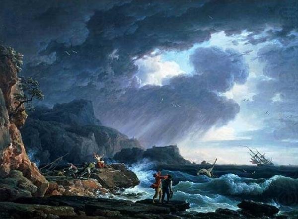 Claude-joseph Vernet Claude Joseph - A Seastorm china oil painting image